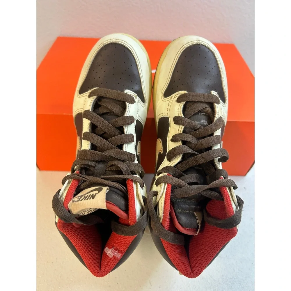 Nike Dunk High Cacao Wow Brown Sail White Kids Size 3Y #2421